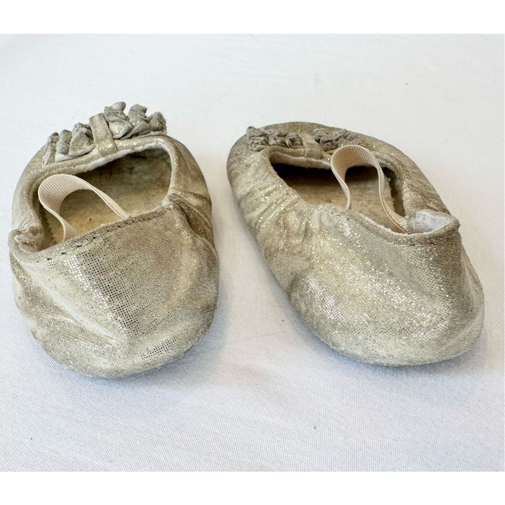 Baby Blotch Raphaela Golden Ruffle Ballet Slippers - Picture 5 of 12